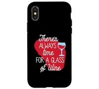 Siempre hay tiempo para una copa de vino Carcasa para iPhone X/XS