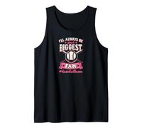 Siempre he Sido tu Mayor Fan de béisbol mamá Camiseta sin Mangas
