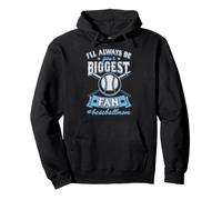 Siempre he Sido tu Mayor Fan de béisbol mamá Sudadera con Capucha