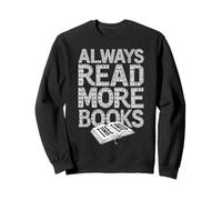 Siempre Leer más Libros Amante de los Libros Bibliotecario Bookish Biblioteca Sudadera