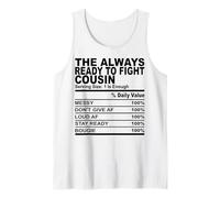 Siempre listo para luchar contra primo hecho nutricional primo hombres mujeres Camiseta sin Mangas