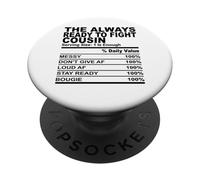 Siempre listo para luchar contra primo hecho nutricional primo hombres mujeres PopSockets PopGrip Adhesivo