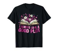 Siempre me Encanta un Buen Lector de Libros de Trama, Lectura de Libros para Nerds Camiseta