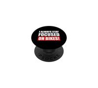 Siempre me mantengo enfocado Divertido Bicicleta Ciclismo Bicicleta de montaña PopSockets PopGrip Adhesivo