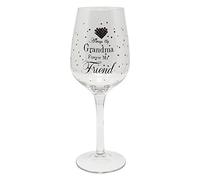 Siempre mi abuela siempre mi amigo regalo copa de vino por Mad lunares