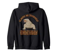 Siempre sé tú Mismo a Menos Que Puedas ser un dragón de Komodo Sudadera con Capucha