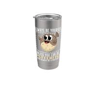 Siempre sé tú mismo a menos que puedas ser un pez globo Vaso térmico de acero inoxidable de doble pared