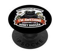 Siempre sé tú Mismo a Menos Que Puedas ser un tejón de Miel Divertido PopSockets PopGrip Adhesivo