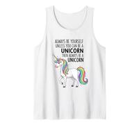 Siempre sé tú Mismo a Menos Que Puedas ser un Unicornio Camiseta sin Mangas