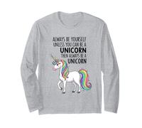 Siempre sé tú Mismo a Menos Que Puedas ser un Unicornio Manga Larga