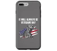 Siempre será el Día de los Veteranos en Honor a la Bandera Estadounidense Carcasa para iPhone 7 Plus/8 Plus