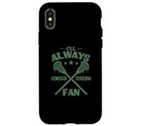 Siempre seré tu Mayor Fan de Lacrosse Carcasa para iPhone X/XS