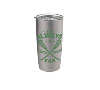 Siempre seré tu mayor fan de Lacrosse Vaso térmico de acero inoxidable de doble pared
