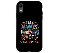 Siempre soñando despierto Shakespeare Lema Humorístico Diciendo Meme Carcasa para iPhone XR