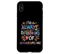Siempre soñando despierto Shakespeare Lema Humorístico Diciendo Meme Carcasa para iPhone XS Max
