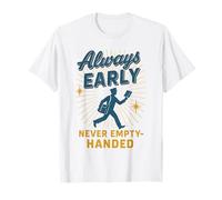 Siempre temprano Nunca con Las Manos vacías | Mail Carrier Camiseta