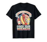 Siempre Use un condimento Hot Dog Bun Inapropiado Hombres Mujeres Camiseta