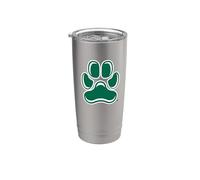 Siena College Saints - Bernie "Saint" Bernard Paw Logo Vaso térmico de acero inoxidable de doble pared