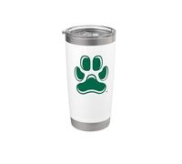 Siena College Saints - Bernie "Saint" Bernard Paw Logo Vaso térmico de acero inoxidable de doble pared