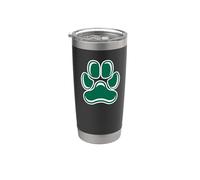 Siena College Saints - Bernie "Saint" Bernard Paw Logo Vaso térmico de acero inoxidable de doble pared