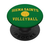 Siena College Saints Volleyball Throwback Retro PopSockets PopGrip Adhesivo
