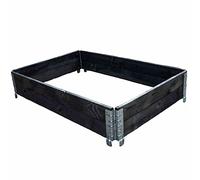 Siena Garden Bisagras galvanizados Negros de 80 x 60 x 19,5 cm