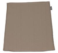 Siena Garden Cojín de Asiento Square Lane, Color Topo, diseño Monocolor, 100% Polipropileno (PP), Recubierto con lámina de Poliuretano