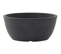 Siena Garden Cuenco para Plantas, carbón, diámetro 38 cm x 17 cm