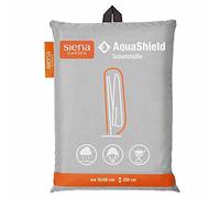 Siena Garden D41181 AquaShield - Funda Protectora para sombrilla (250 x 60 x 255 cm), Color Gris