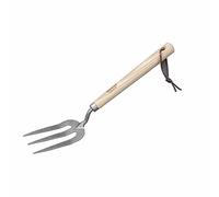 Siena Garden d70340 pequeño horquilla isyplant, acero inoxidable/madera de fresno, 42 x 8 x 5 cm