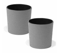 Siena Garden Eco Lens - Juego de 2 Lentes (30 cm), Color Gris