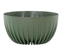 Siena Garden Eco - Macetero Verde (30 cm, plástico/Madera, 30 x 30 x 15,6 cm), Color Verde