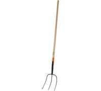 Siena Garden Estiércol Horca Tenedor de Heno 3 Dientes 135CM Con Mango de Fresno