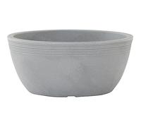 Siena Garden Macetero Malaga 48 Gris, diámetro 48 cm x 22 cm