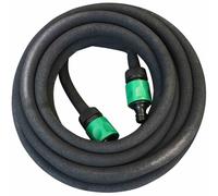 Siena Garden Manguera de Perlas y Goteo Negra 7,5 m Para Riego Jardín
