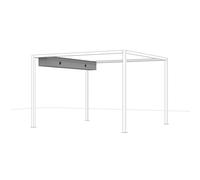 Siena Garden Schattenmanufaktur® Libera - Funda Aquashield de 100% poliéster en Gris Claro, con filtros ActiveAir®