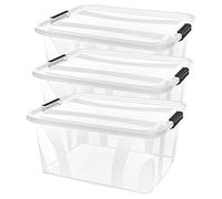 Siena Home Anzio - Caja de almacenaje (21 L, 3 unidades)