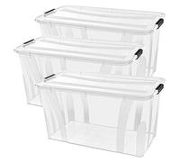 Siena Home Anzio - Caja de Almacenaje (32 L, 3 Unidades)