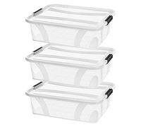 Siena Home Anzio - Caja de almacenaje (7 L, 3 unidades)