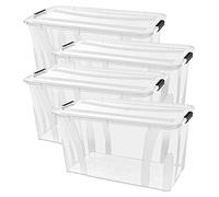 Siena Home Caja de Almacenaje 32 L, 4 Unidades, Anzio