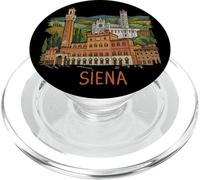 Siena Italia - Recuerdo de Viaje histórico de la Ciudad PopSockets PopGrip para MagSafe