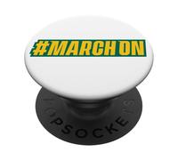 Siena University Saints - March On Logo #marchon PopSockets PopGrip Adhesivo