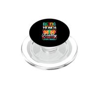 Siendo Relacionado con Mí Divertidos Pijamas De Navidad Familia PopSockets PopGrip para MagSafe