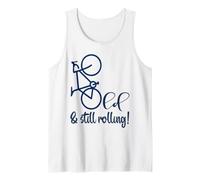 Siendo Viejo Papá Ciclista - Abuelo Bicicleta Ciclismo Camiseta sin Mangas