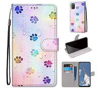 SIENIANLINE Funda para OPPO A72, Funda Libro OPPO A52, Funda Libro OPPO A72 PU/TPU Cuero Billetera con Efectivo Carcasa Magnético Funda para OPPO A72 / A52 / A92