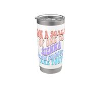 SIENNA Personalized Name Cute Retro Girls Groovy Birthday Vaso térmico de acero inoxidable de doble pared