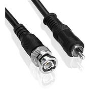 SIENOC 1m Coaxial/Coaxial RG59 RCA Macho a BNC Macho Conector M/M Audio Video Cable AV