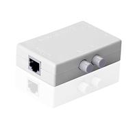 SIENOC 2 Puertos Conmutador de Red Selector Hub 2 entradas 1 Salida o 1 Entrada 2 Salidas 100 MHz