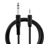 SIENOC Cable de extensión de Audio Macho de 1,5 m 3,5 mm Macho a 6,5 mm (1 Piezas)