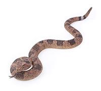 SIENON Juguete de serpiente falsa de goma suave, figura de serpiente de jardín, pájaros, ardilla, serpiente de cascabel, figuras de juguete, juguetes para aliviar el estrés, accesorios de broma de